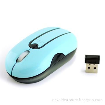 Wireless Mouse with 800 to 1,600dpi Hardware Resolution, Customized Colors Welcomed